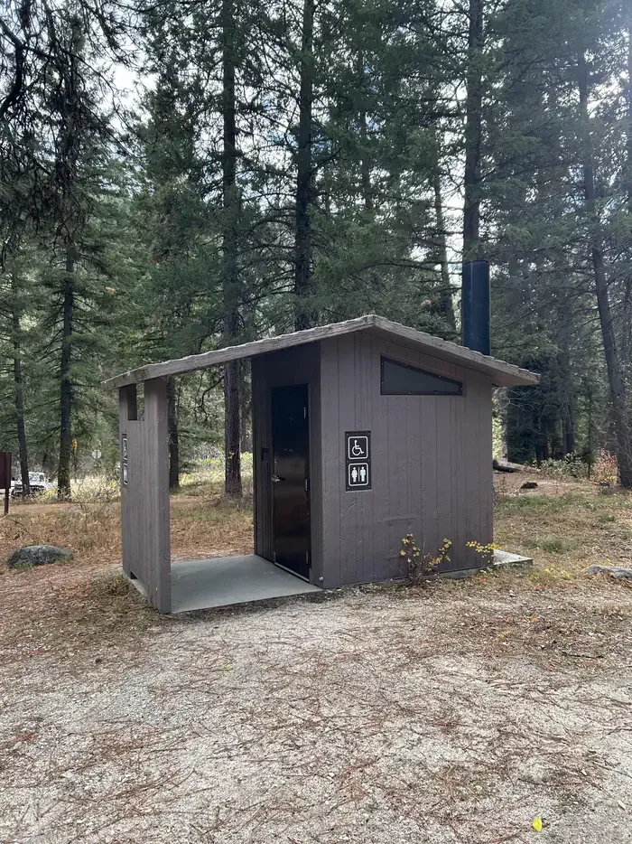 Ten Mile Campground: Accessible vault toilet