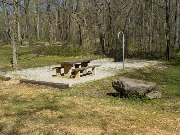 Richland Creek Recreation Area: Campsite
