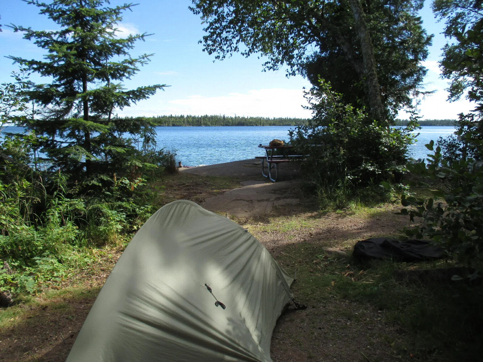 Three Mile Campground: Three Mile Campground Tent Site #9