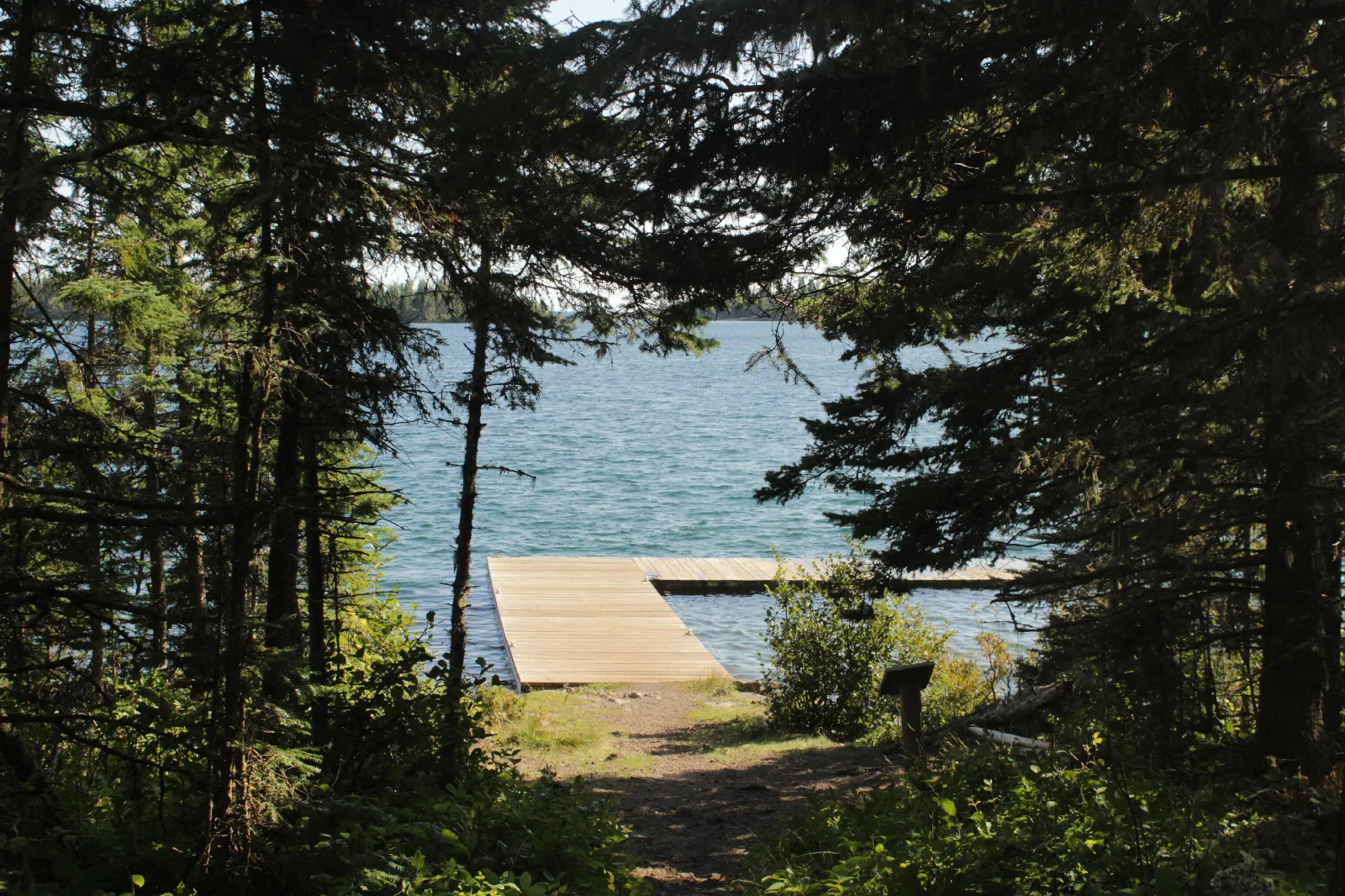 Three Mile Campground: Three Mile Campground Dock