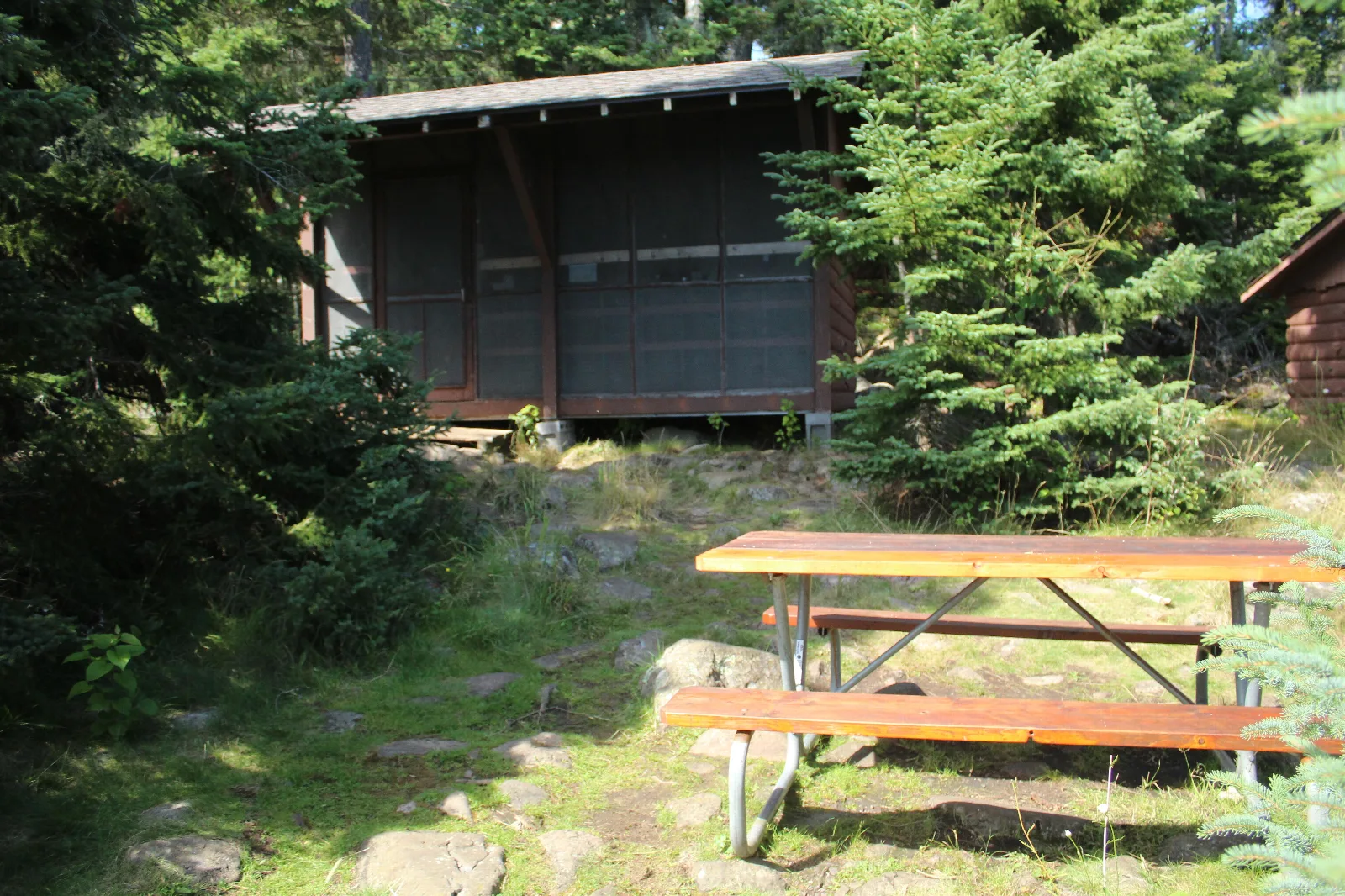 Three Mile Campground: Three Mile Campground Shelter Site #11