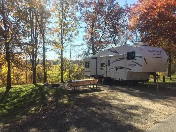 Mississippi River - COE/Sandy Lake: Campsite at Sandy Lake