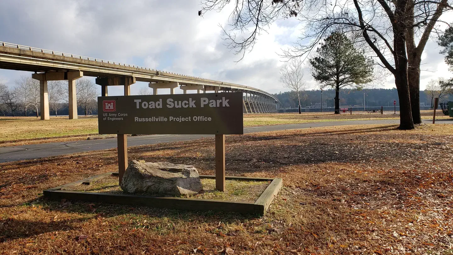 COE Toad Suck Ferry Toad Suck Ferry Park: Toad Suck Park, Bigelow Arkansas