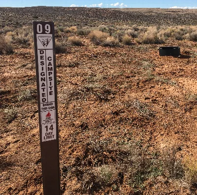 Hurricane Cliffs Designated Dispersed Camping Area