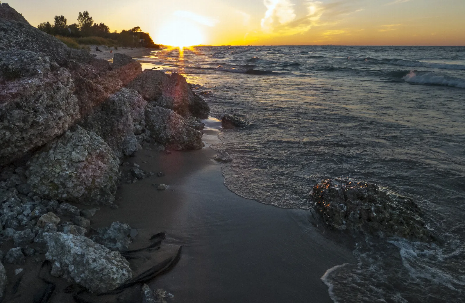 Sunset on Lake Michigan