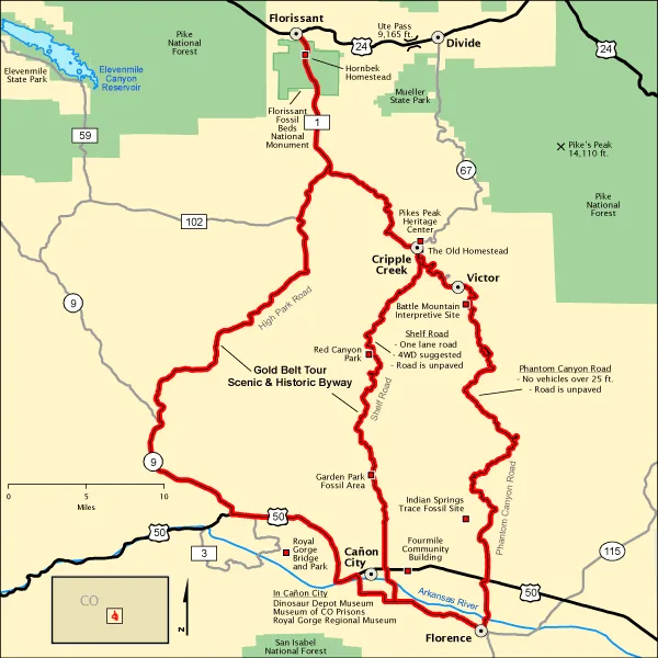 Phantom Canyon Road
