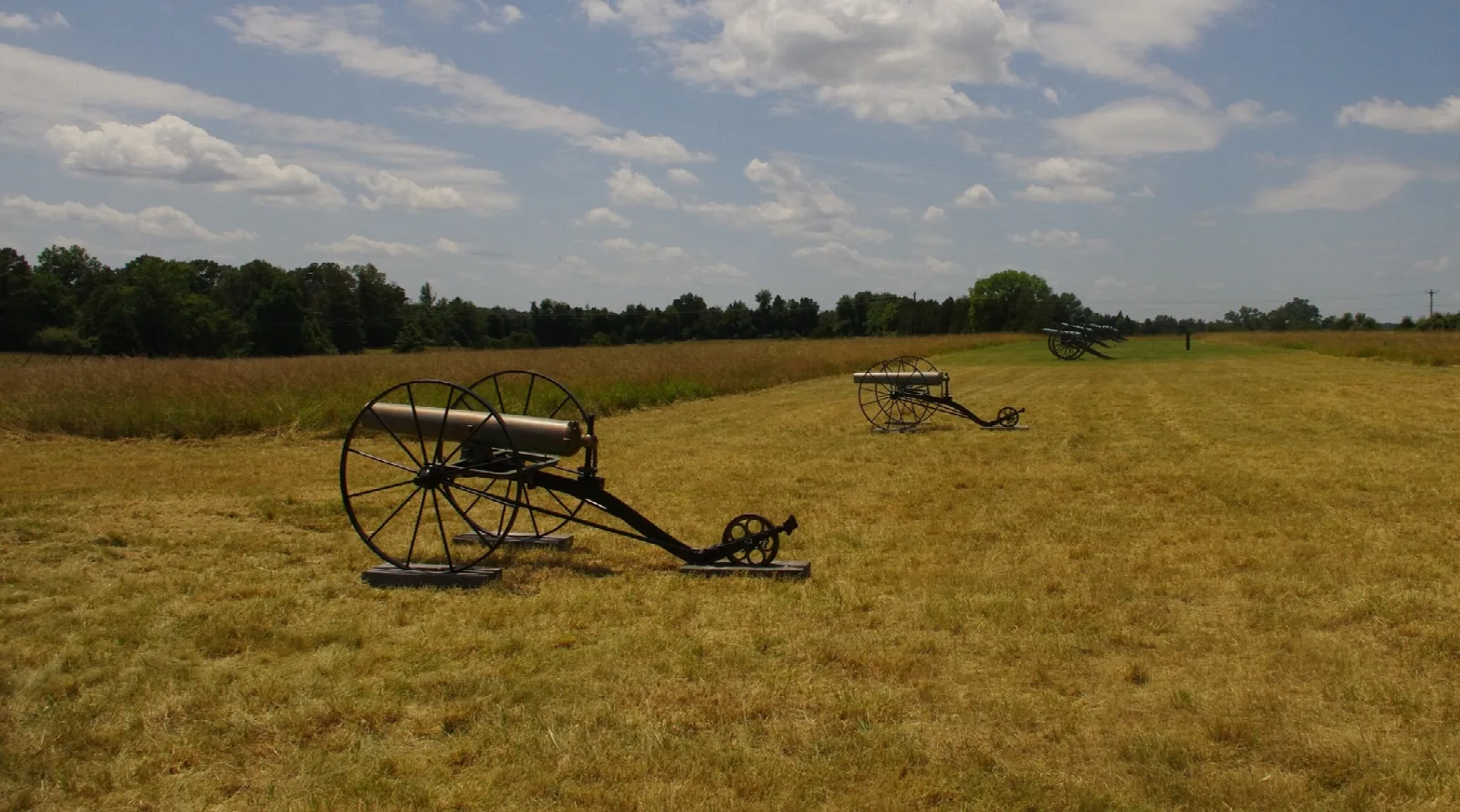 Artillery on Matthews Hill