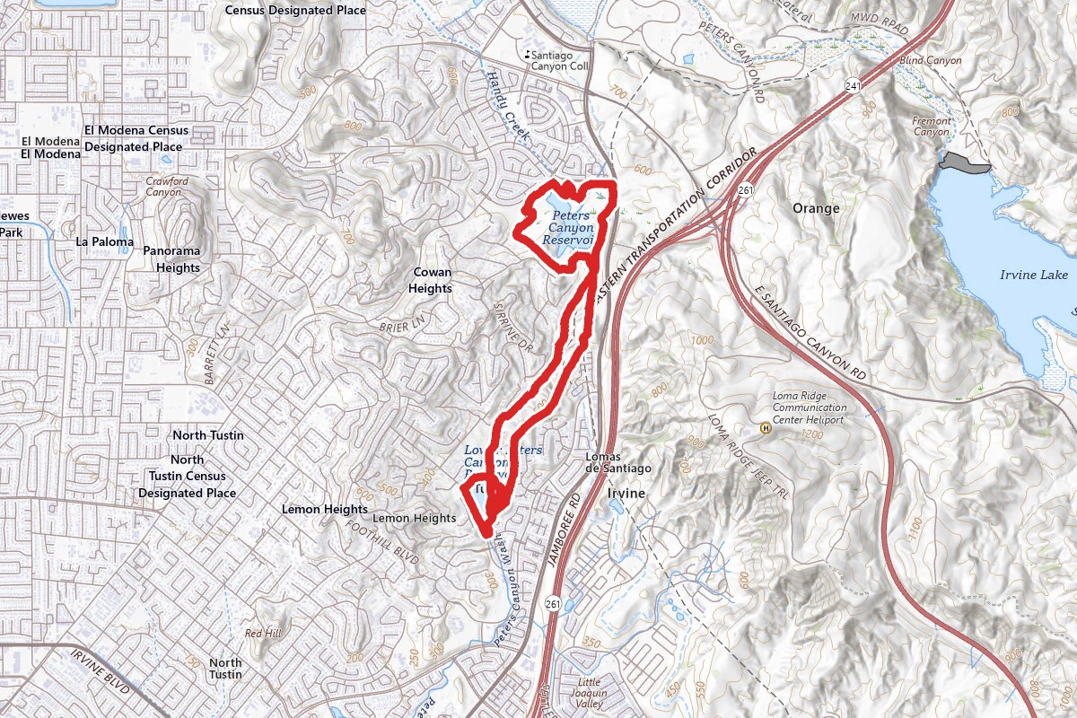 Peters Canyon Loop Trail