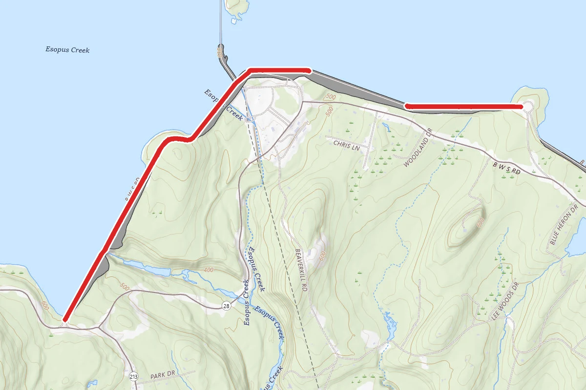 Esopus Creek and Ashokan Reservoir
