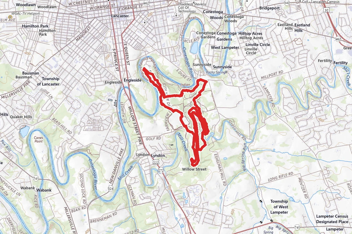Lancaster County Central Park Loop