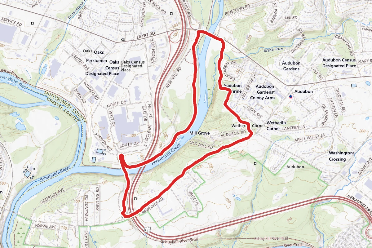 Perkiomen Trail and Audobon Loop Trail