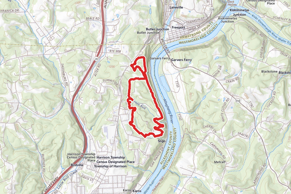 Harrison Hills Scouts' Trail (Red)