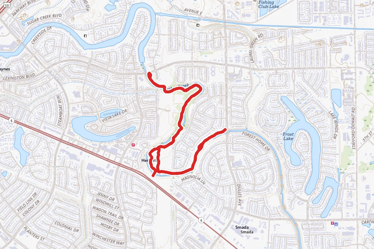 Oyster Creek Trail