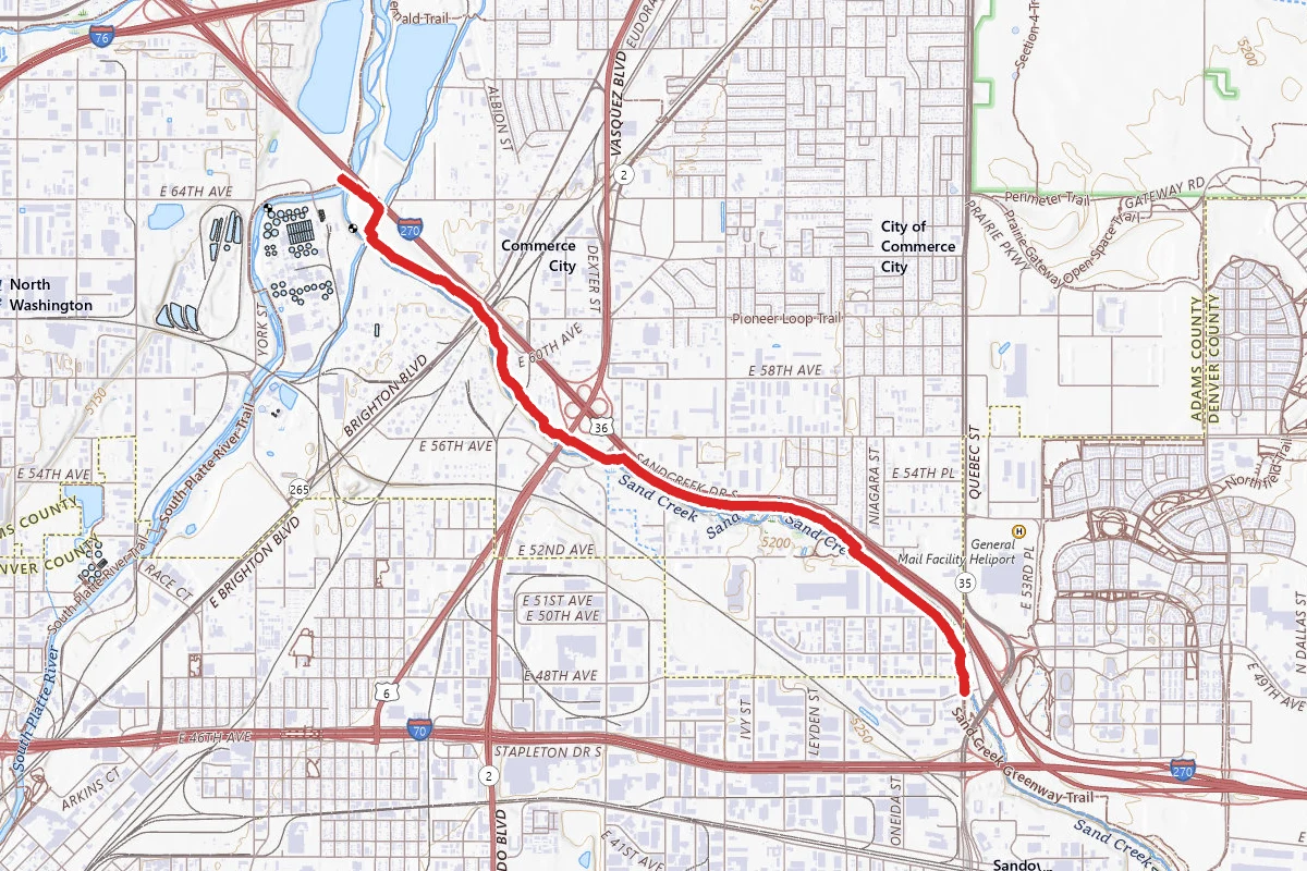 Sand Creek Greenway Trail