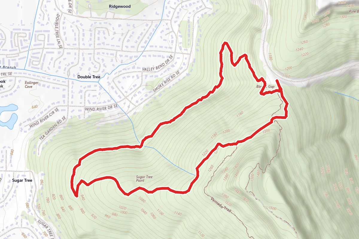 Smokerise and Sugar Tree Trails Loop