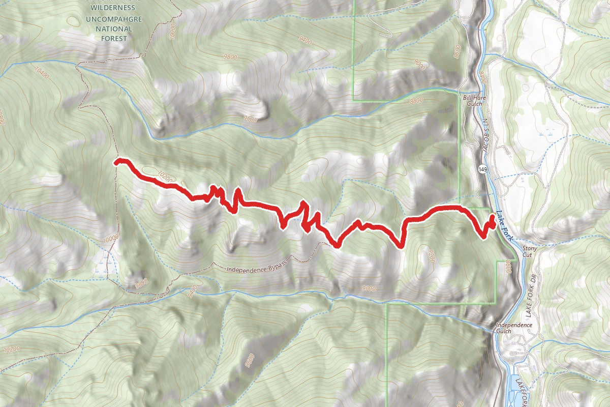 Independence Gulch Trail