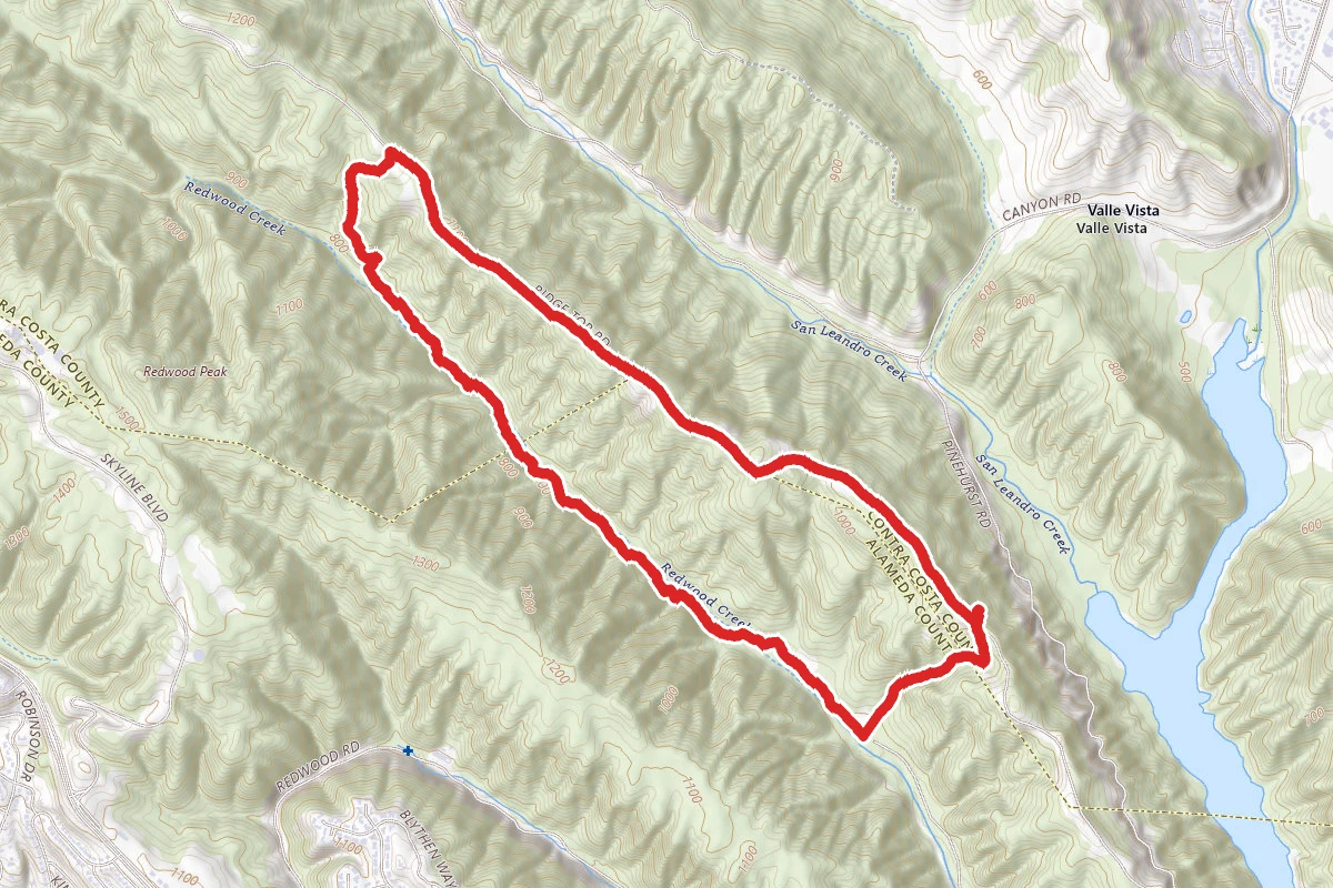 East Ridge Trail to Prince Trail to Stream Trail Loop