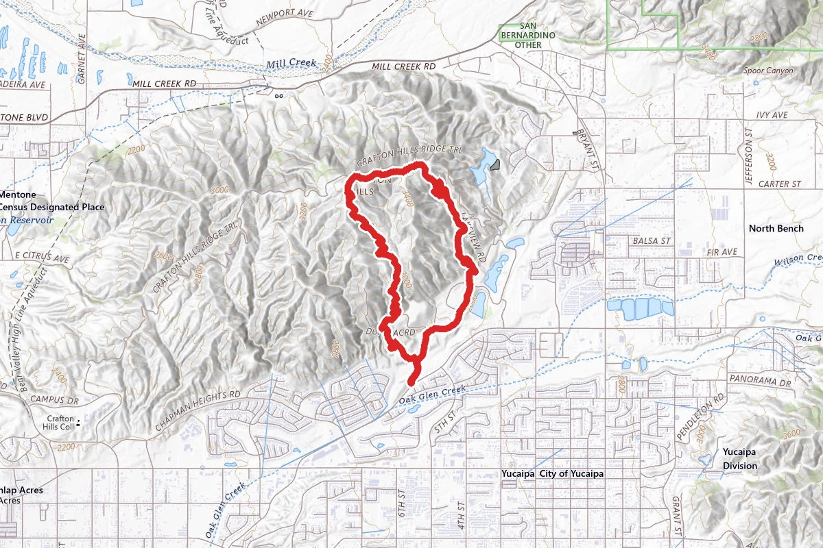 Zanja Peak Loop