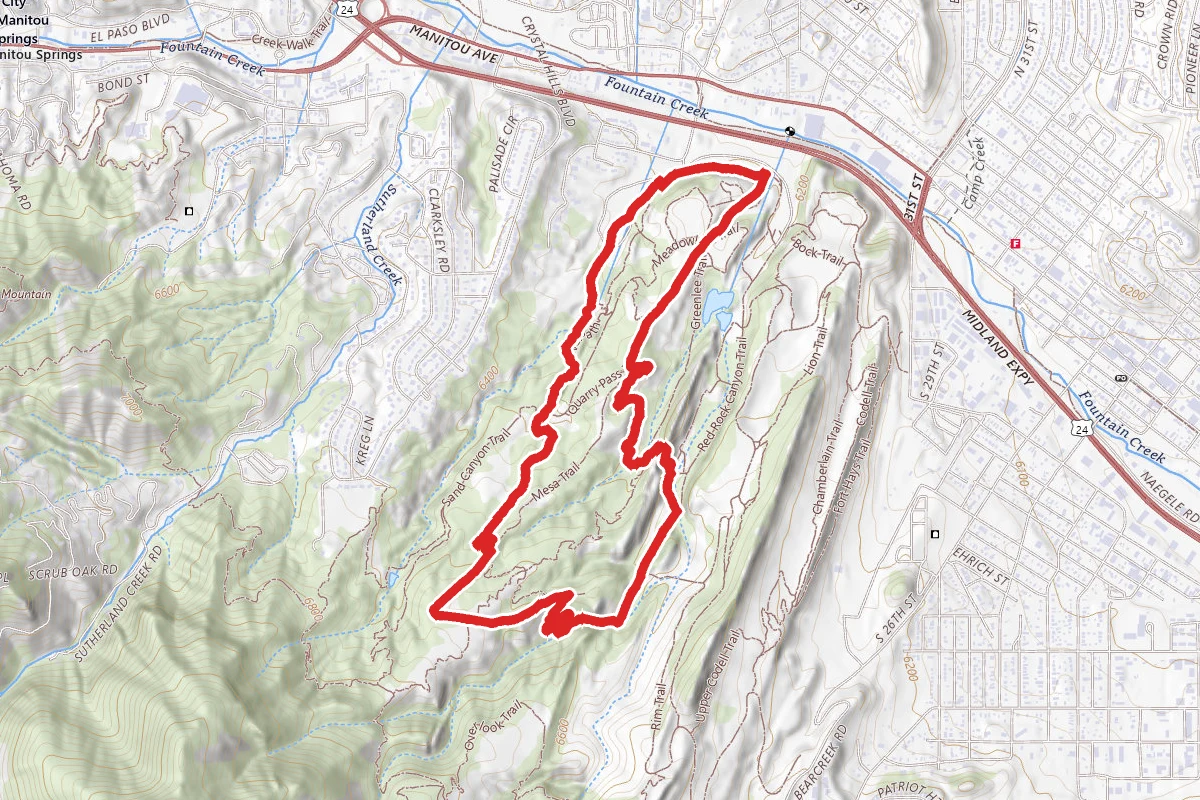 Roundup, Mesa, Quarry Pass Trail