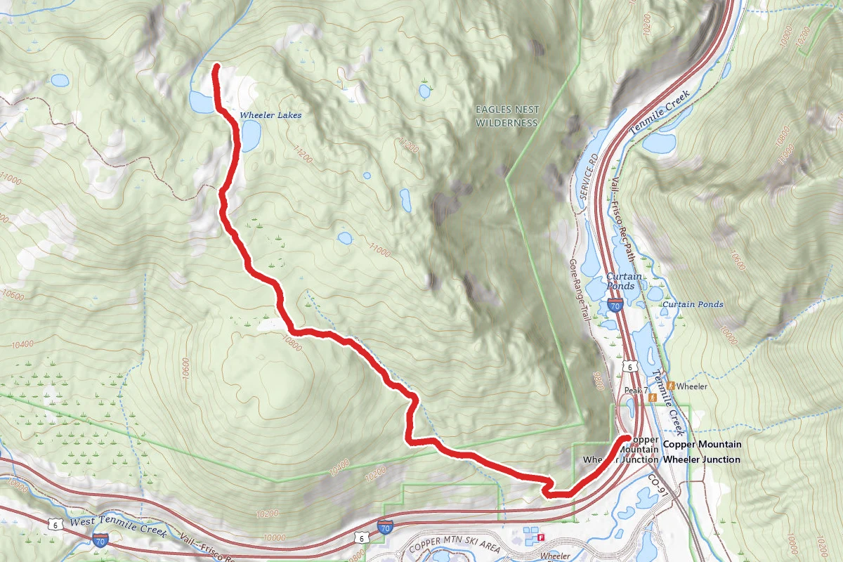 Gorge Range Trail and Wheeler Lakes Trail