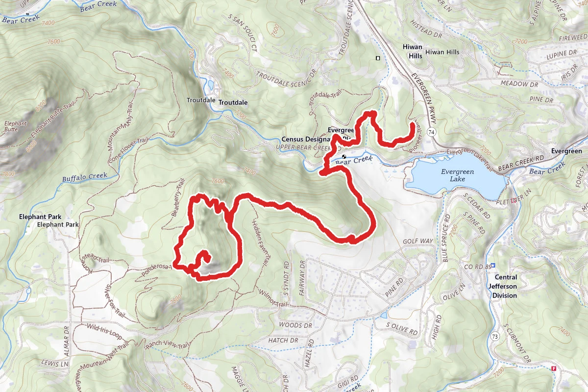 Three Sisters, Dedisse, and Hidden Fawn Loop Trail