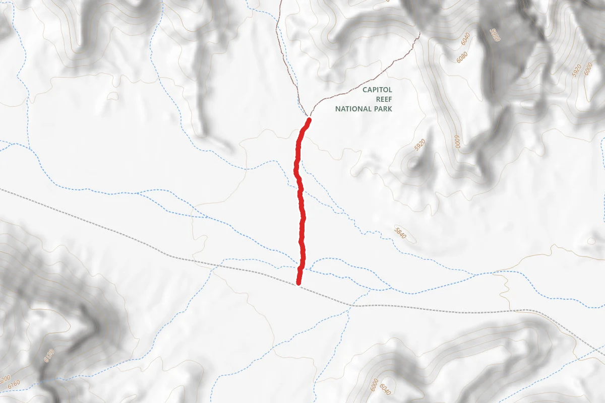 Lower Cathedral Valley Overlooks Route