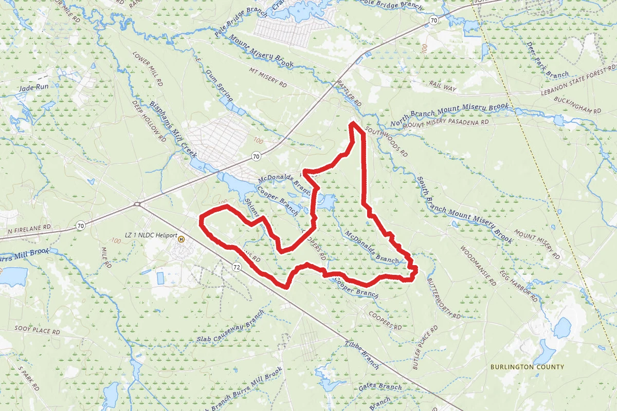 Pakim Pond Loop Trail (Mount Misery Trail)