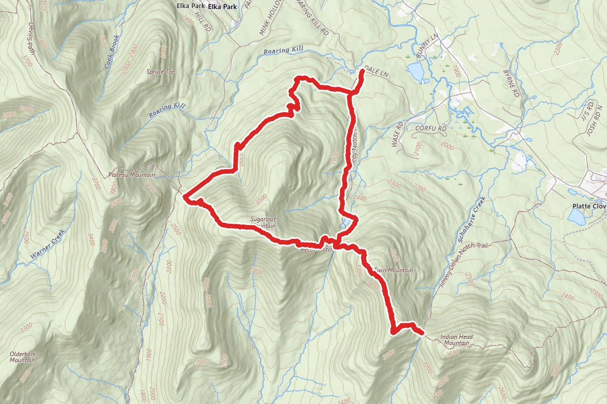 Twin Mountain and Sugarloaf Mountain Loop Trail