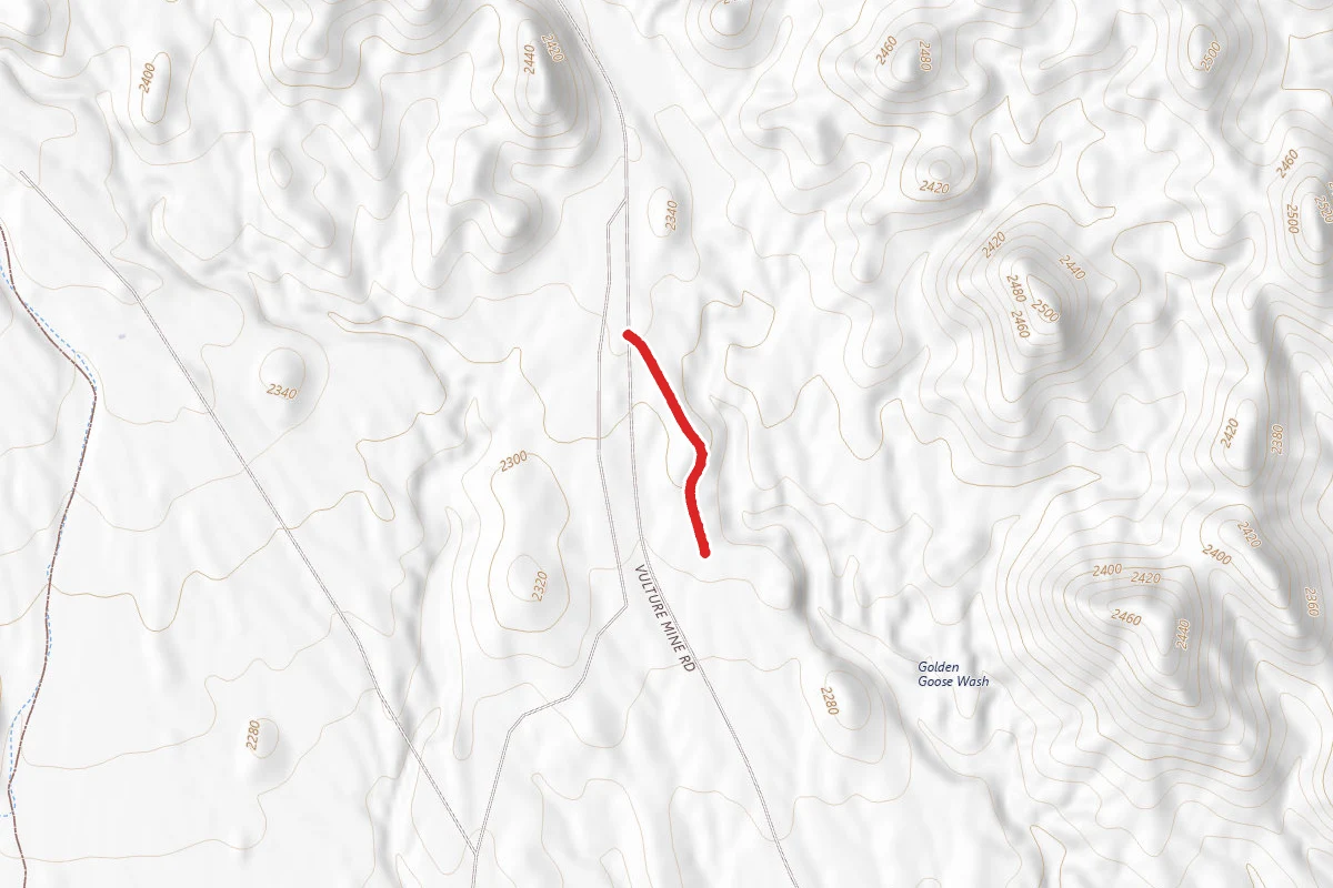 Old Vulture Mine Road Align