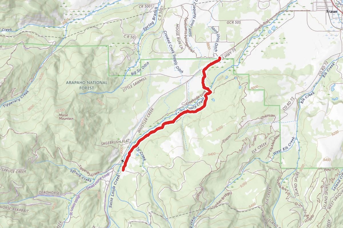 Chainsaw and Flume Trail