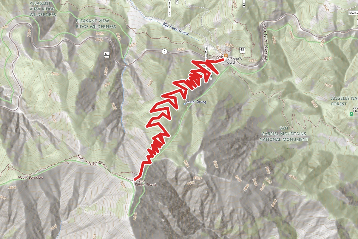 Mount Baden Powell Trail