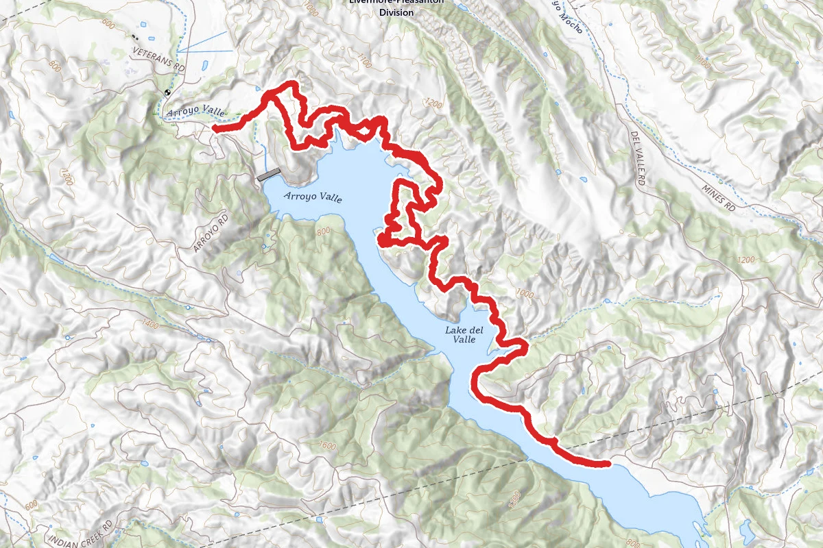 Lake Del Valle Trail