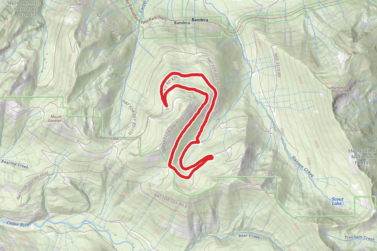 Hansen Ridge Trail #1020 (Little Saint Helens)
