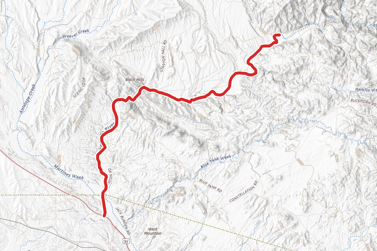 Box Canyon at Hassayampa OHV Trail