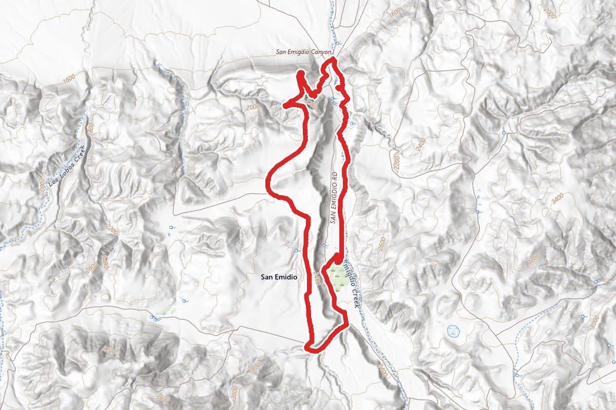 Tule Elk Trail to El Camino Viejo Trail