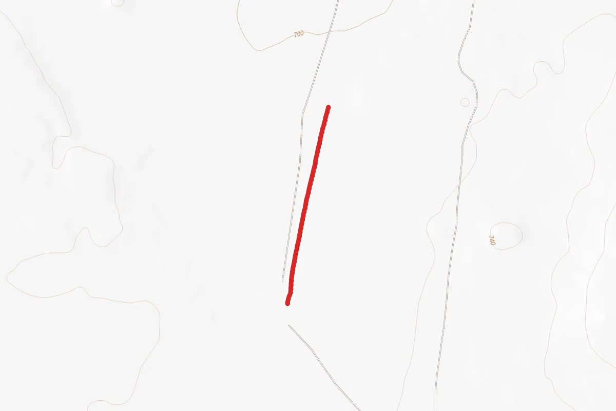 Painted Rock Entrance Road