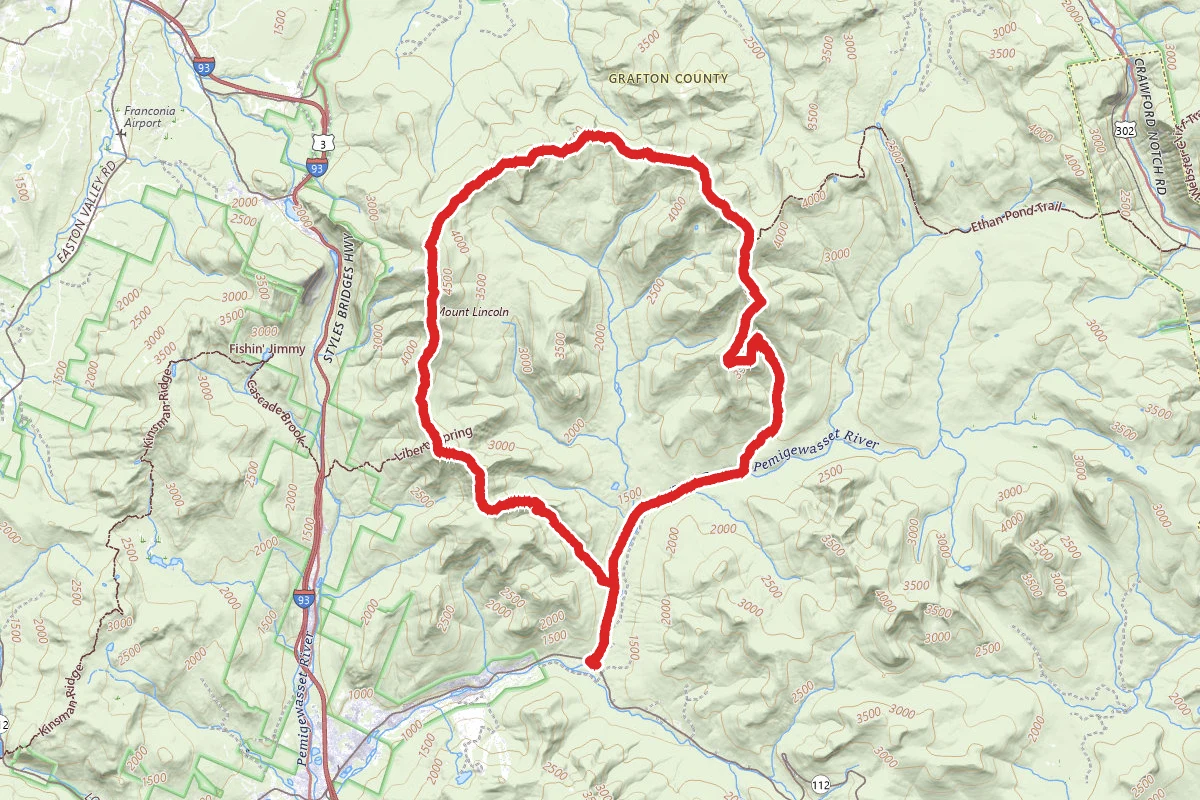 Bondclif Trail to Franconia Ridge Trail