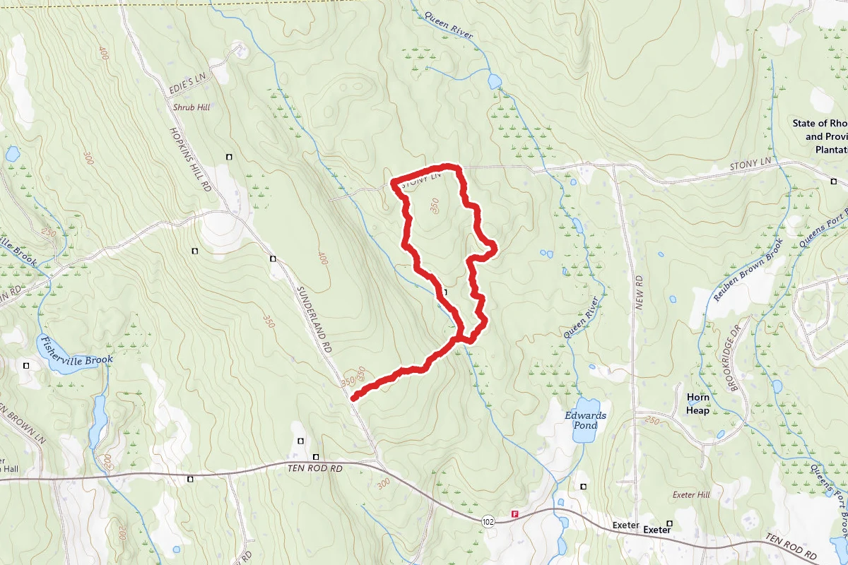 Cuttyhunk Brook Preserve Trail