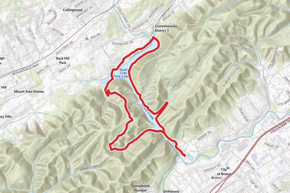 Lake Ridge Trail and Lakeside Trail