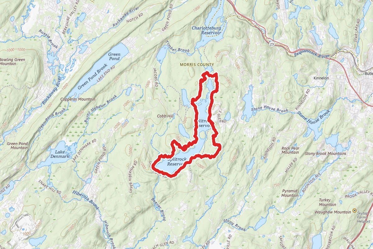 Splitrock Reservoir Trail