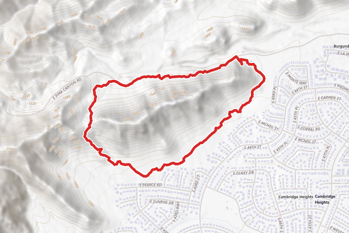 Pima Wash and Desert Classic Loop