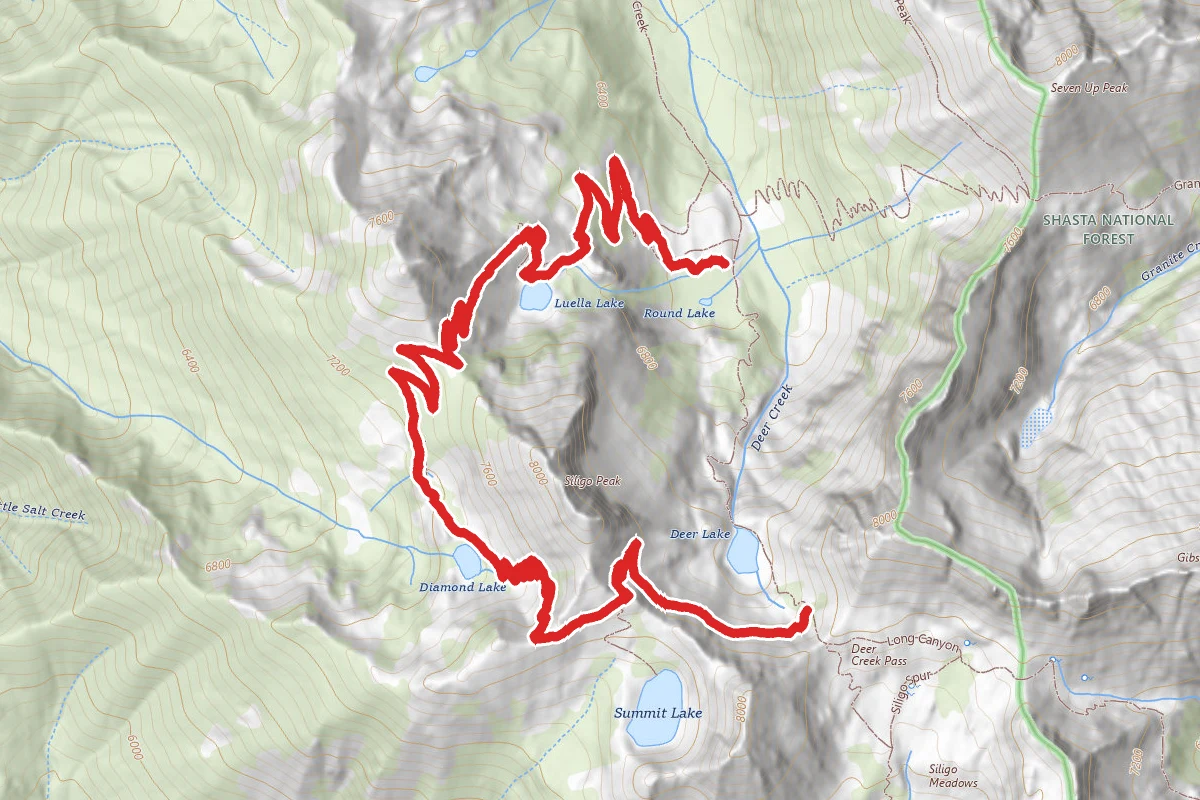 Four Lakes Loop
