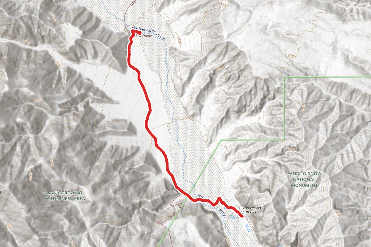 Red Dome via Pacific Crest Trail