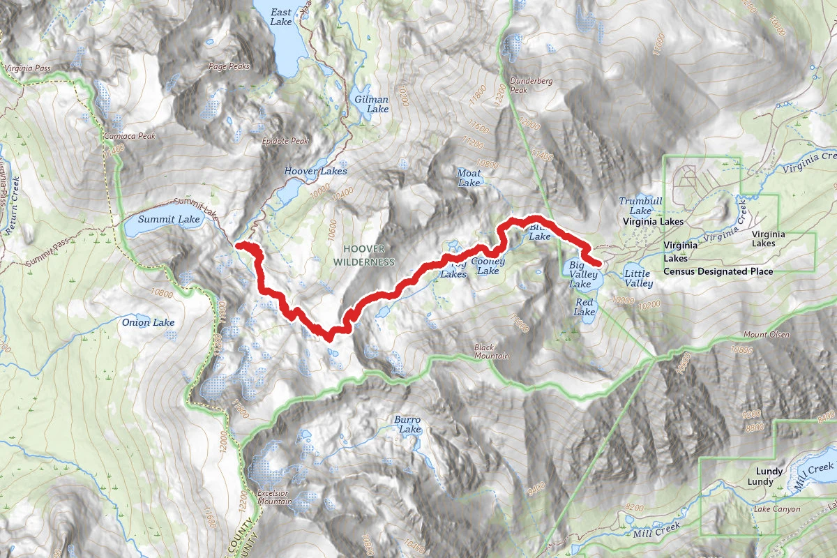 Virginia Lakes Trail
