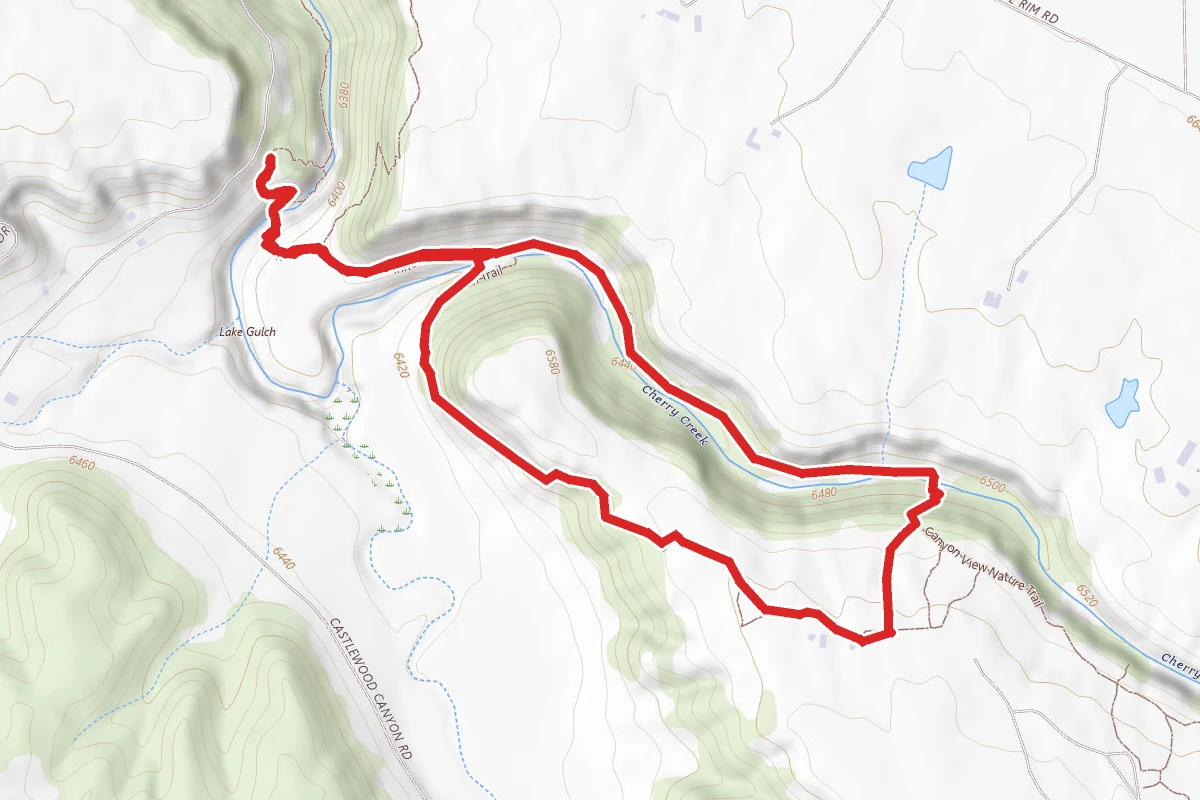 Lake Gulch Trail to Castlewood Canyon Dam