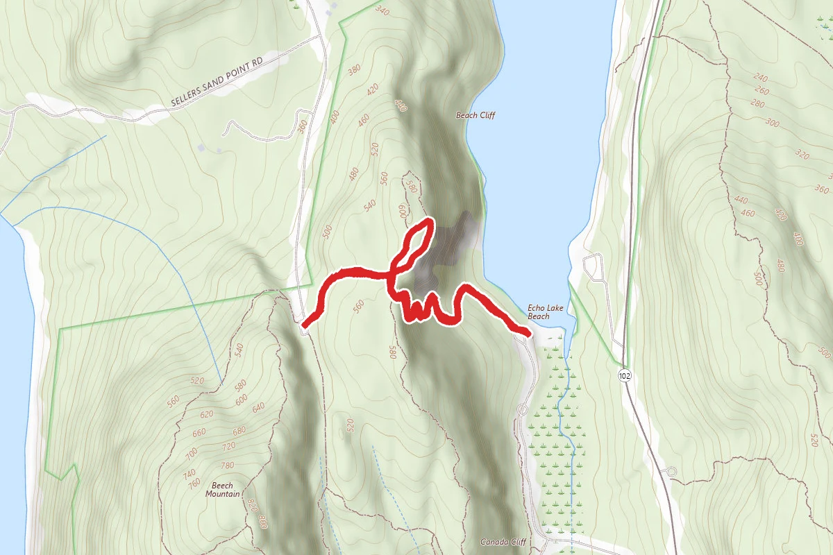 Beech Cliff Trail via Beech Cliff Loop