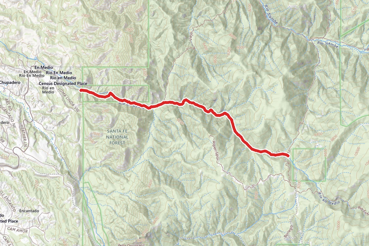 Lower Rio en Medio Trail