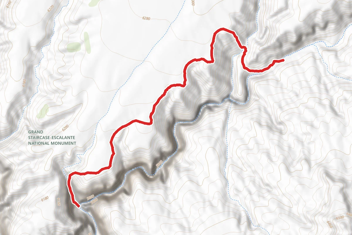 Round Valley Draw Exit