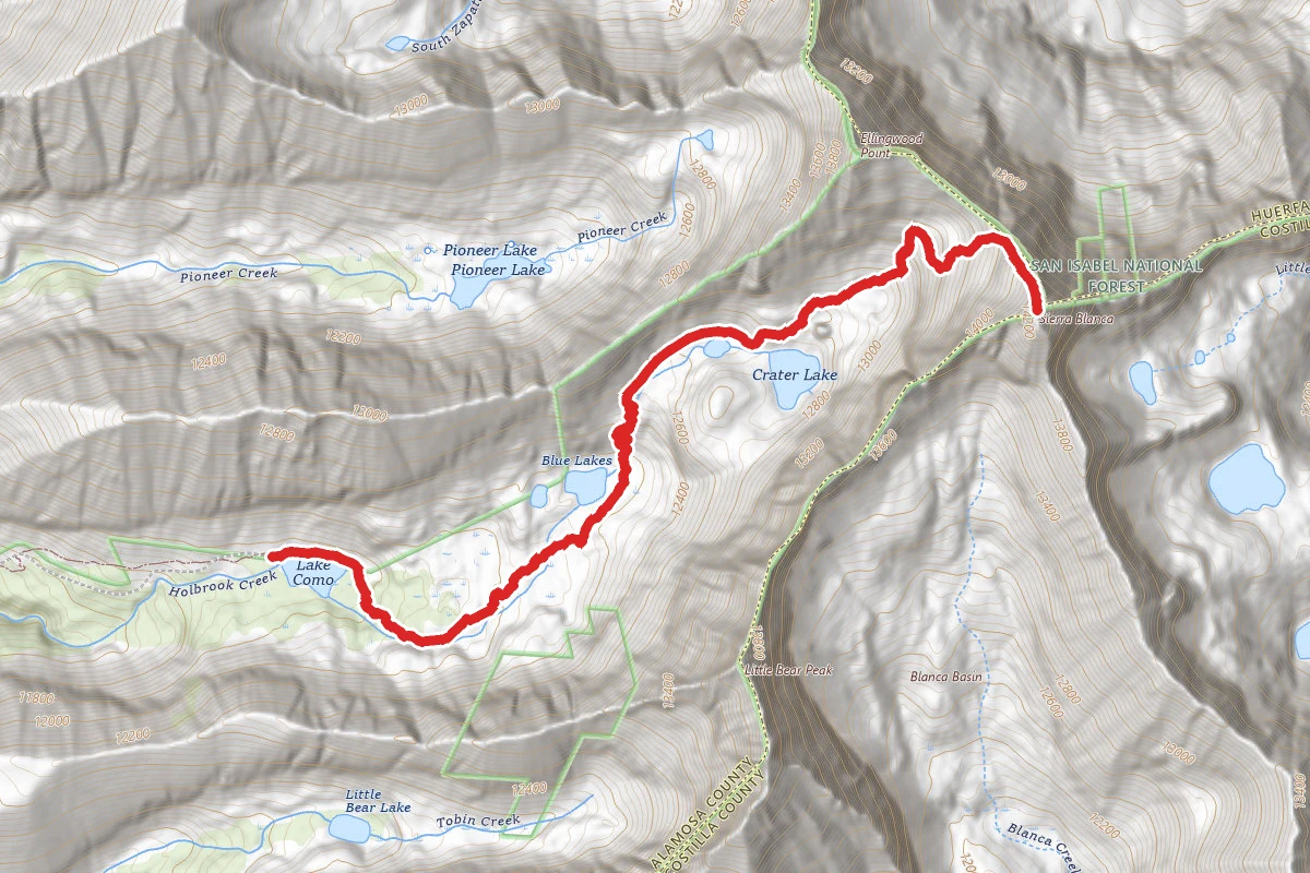 Blanca Peak Trail
