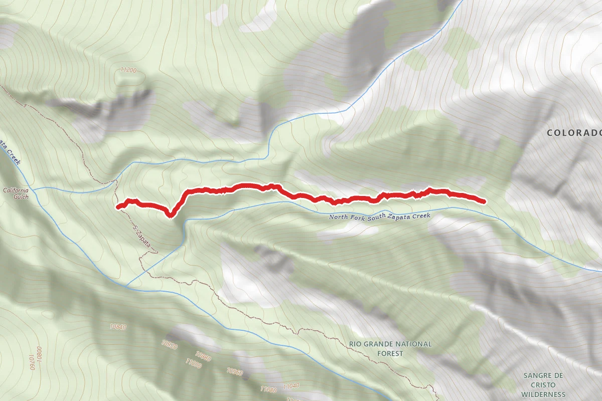 North Fork Zapata Trail